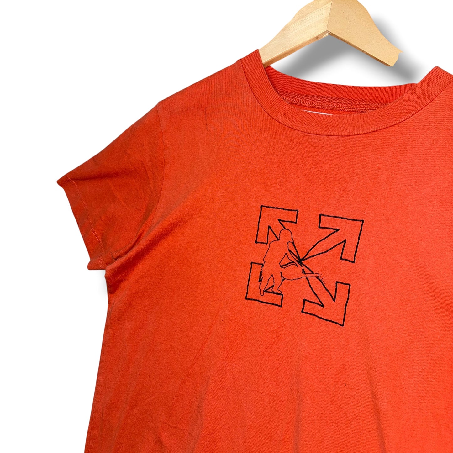 Off-white Graphic T-shirt Orange