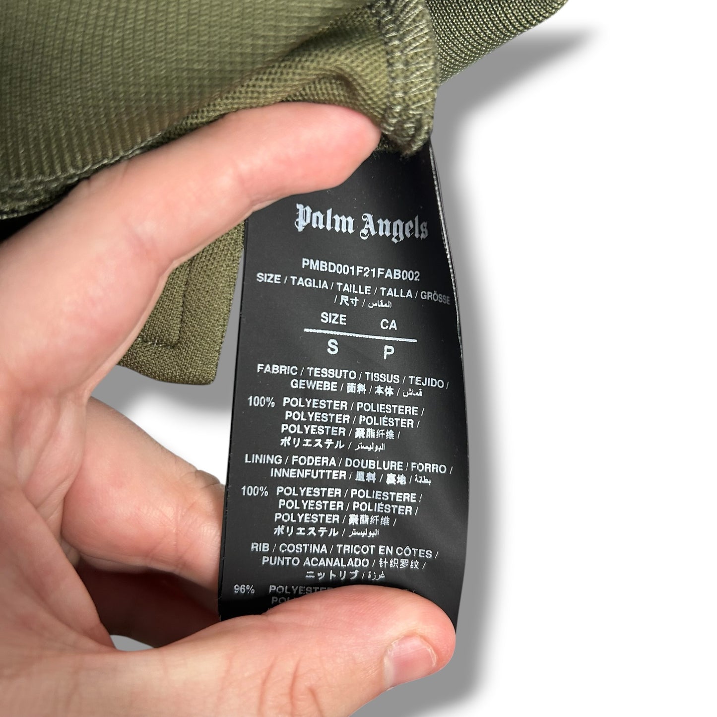Palm Angels Track Jacket Green