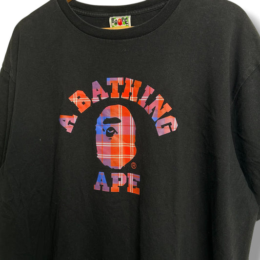 A Bathing Ape Graphic T-shirt Black 2XL