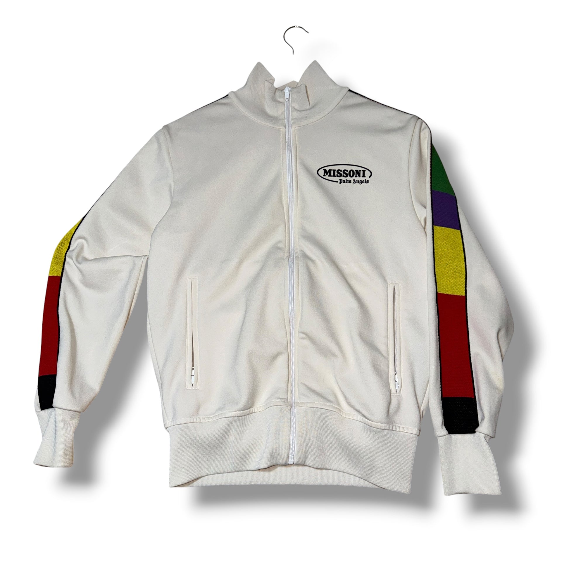 Palm Angels Track Jacket White