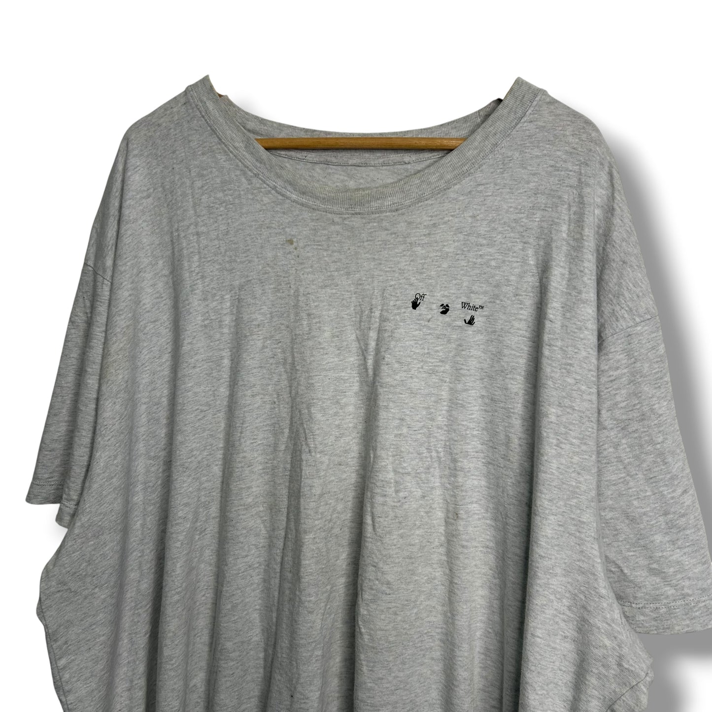 Off-white Graphic T-shirt Grey XXL