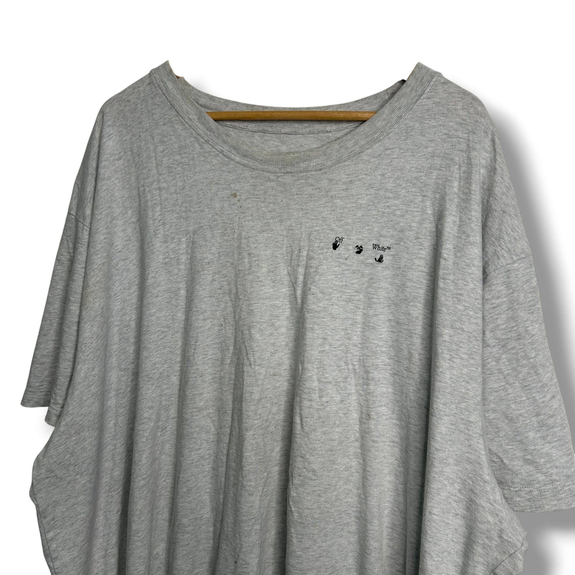 Off-white Graphic T-shirt Grey XXL