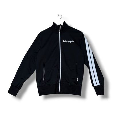 Palm Angels Zip-up Hoodie Black