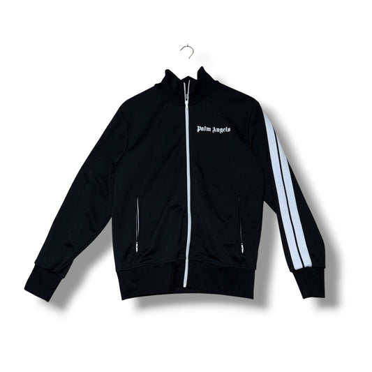 Palm Angels Zip-up Hoodie Black