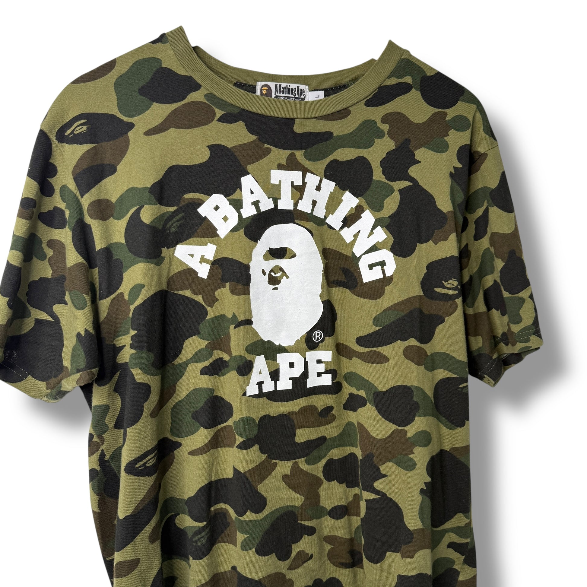 A Bathing Ape Graphic T-shirt Green