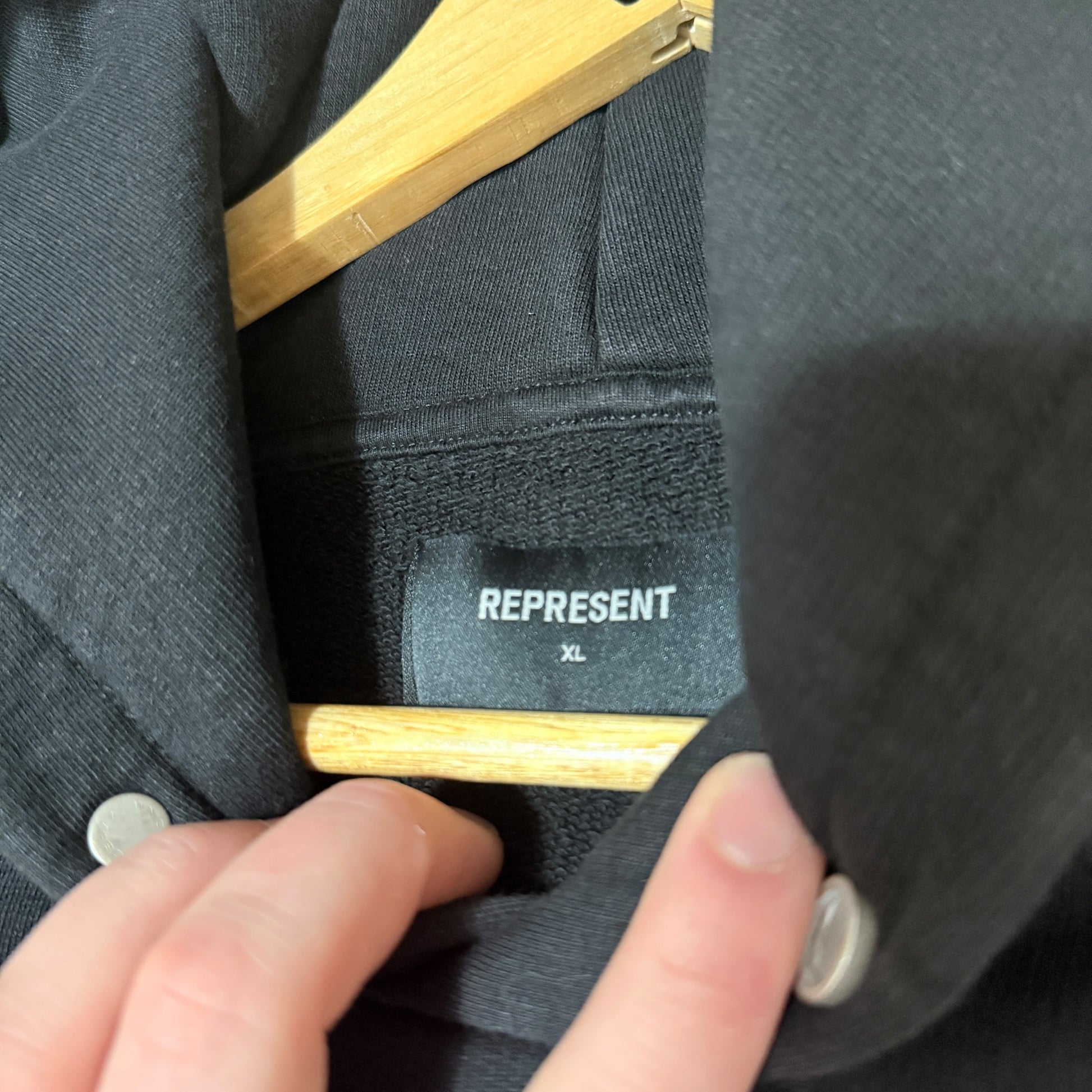 Represent Hoodie Black