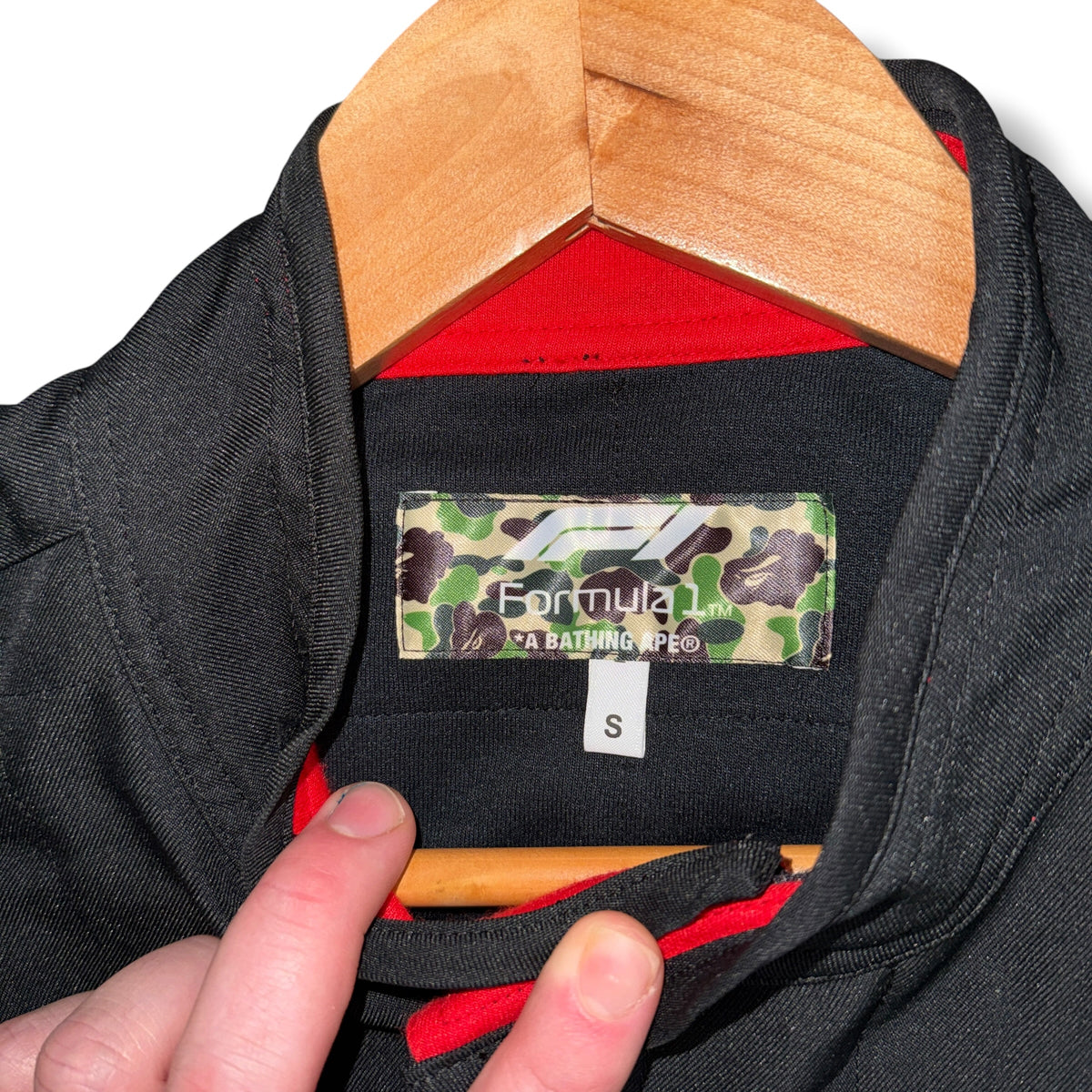 A Bathing Ape Track Jacket Black