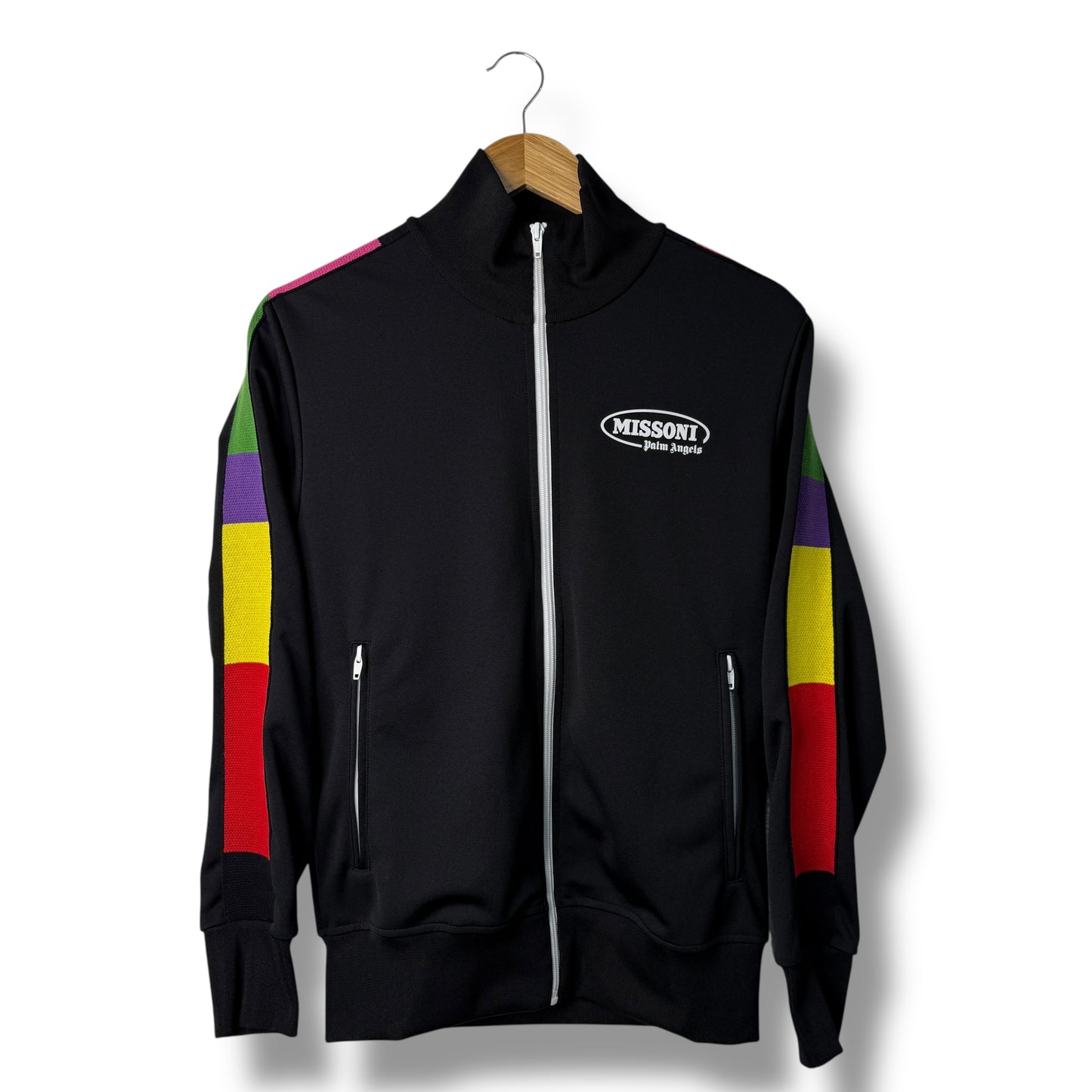 Palm Angels Track Jacket Black