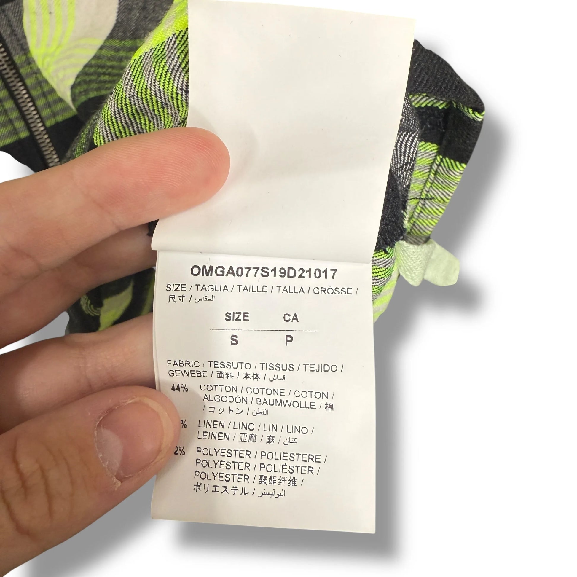 Vintage Off-white Flannel Shirt