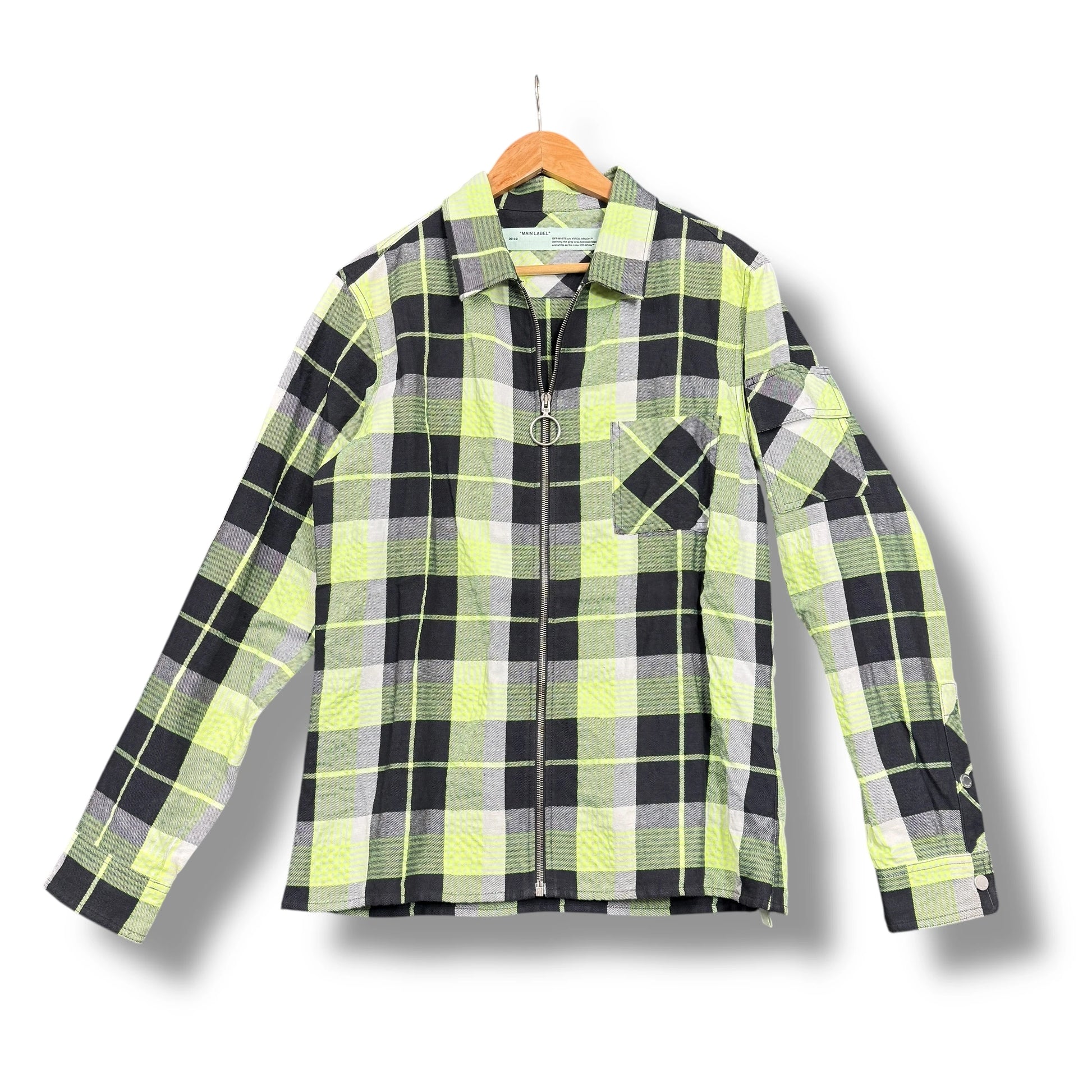 Vintage Off-white Flannel Shirt