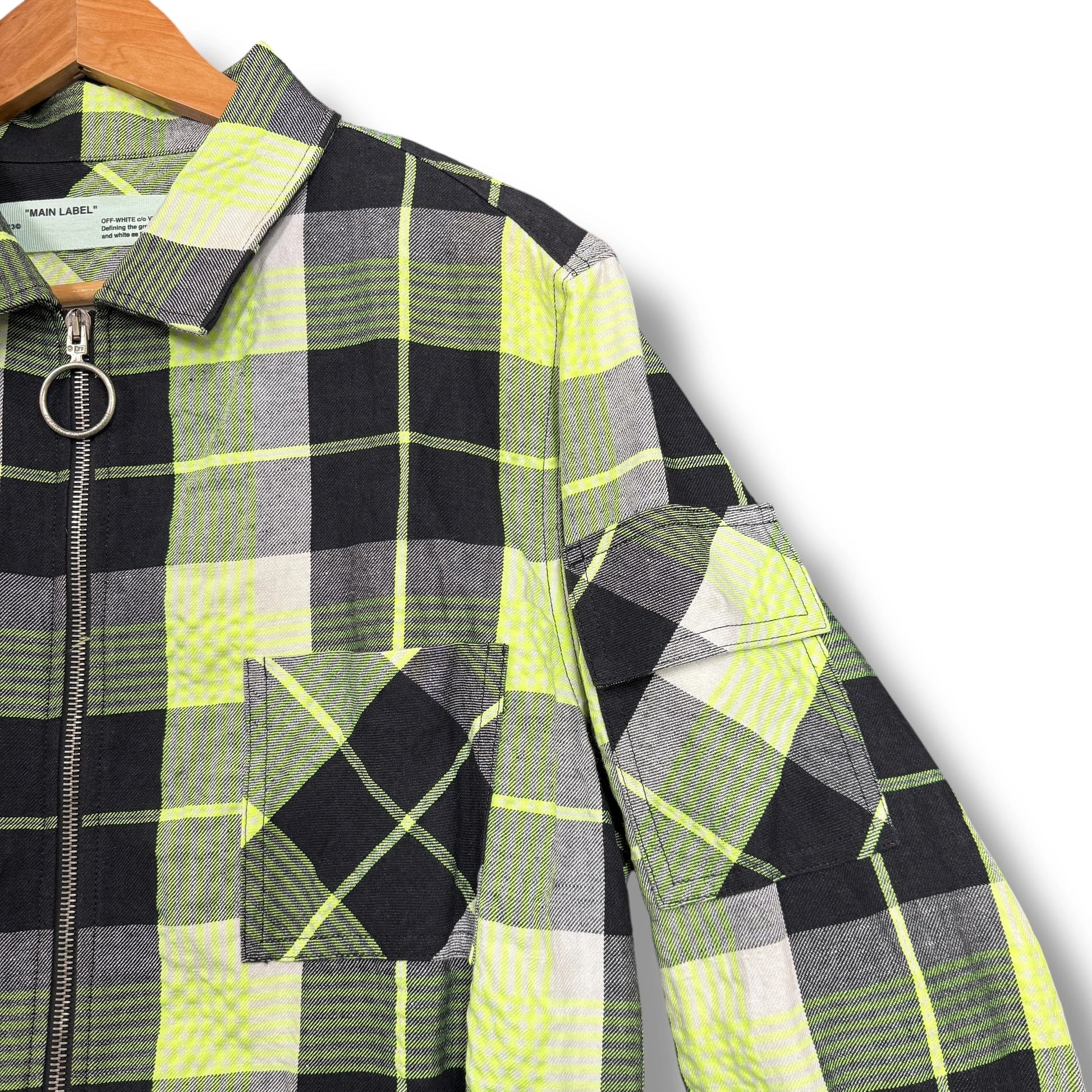 Vintage Off-white Flannel Shirt