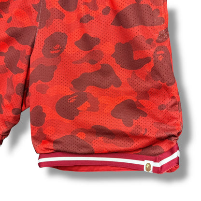 Vintage A Bathing Ape Mesh Camo Basketball Shorts