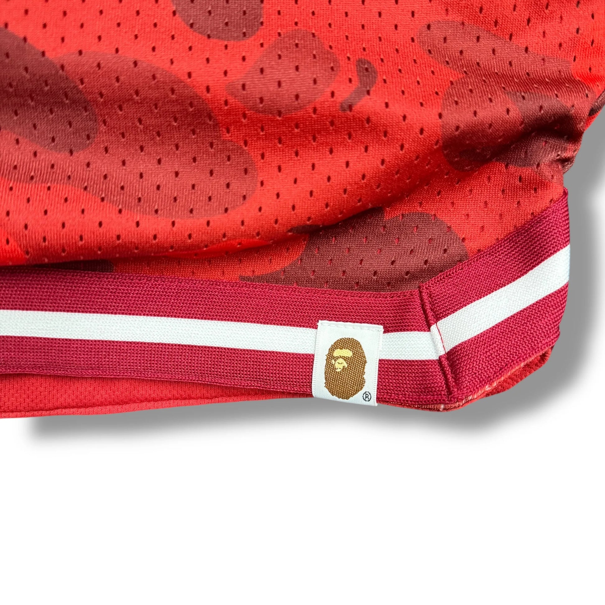 Vintage A Bathing Ape Mesh Camo Basketball Shorts