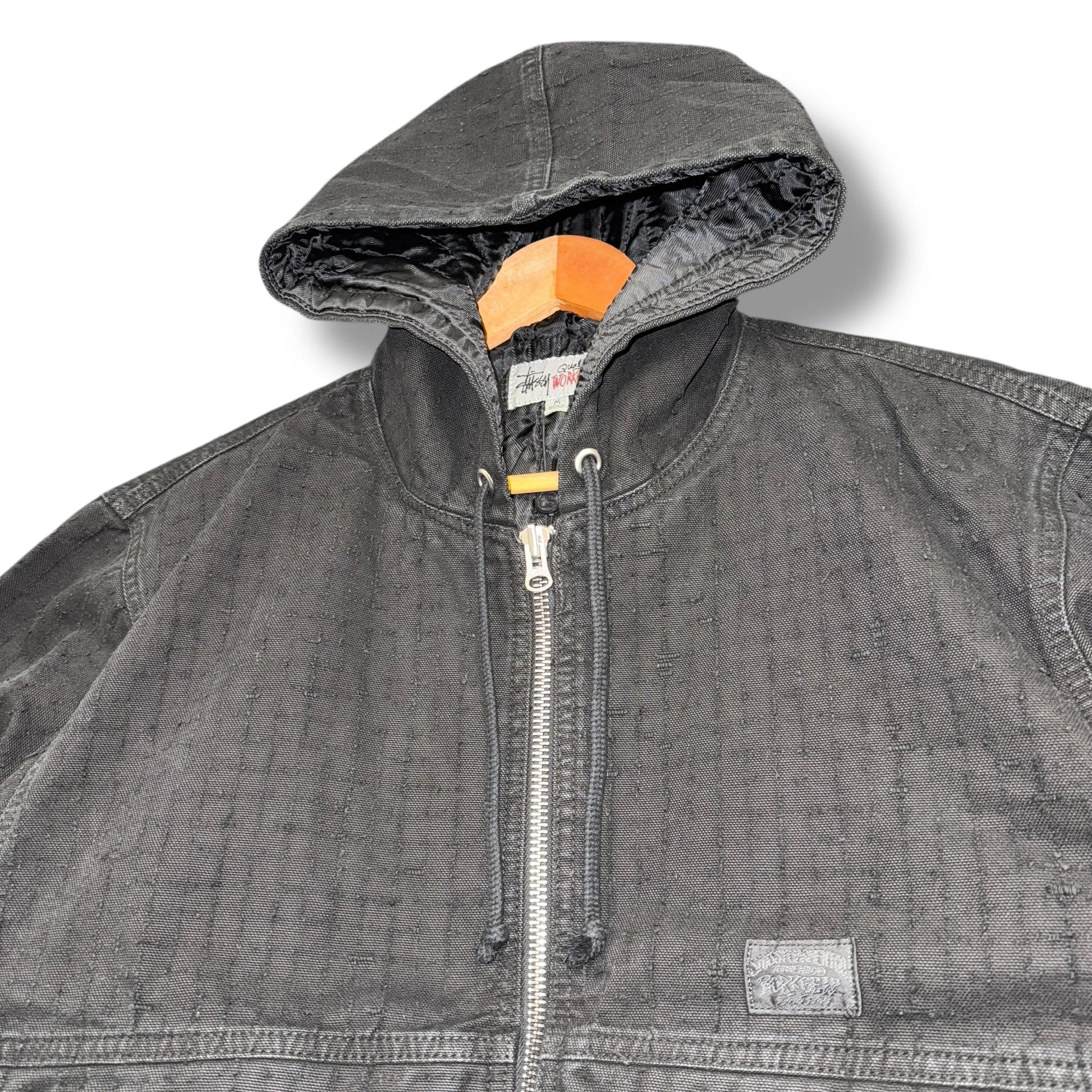 Vintage Stussy Hooded Work Jacket