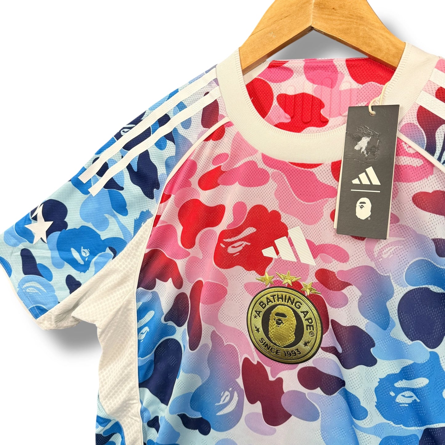 Vintage Adidas X A Bathing Ape Short-sleeve Football/soccer Jersey