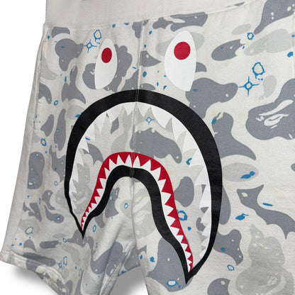Vintage A Bathing Ape Graphic Camo Fleece Shorts