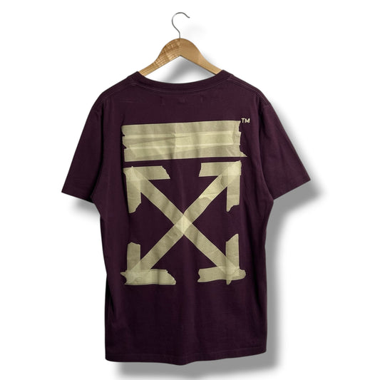 Off-white Graphic T-shirt Purple Large