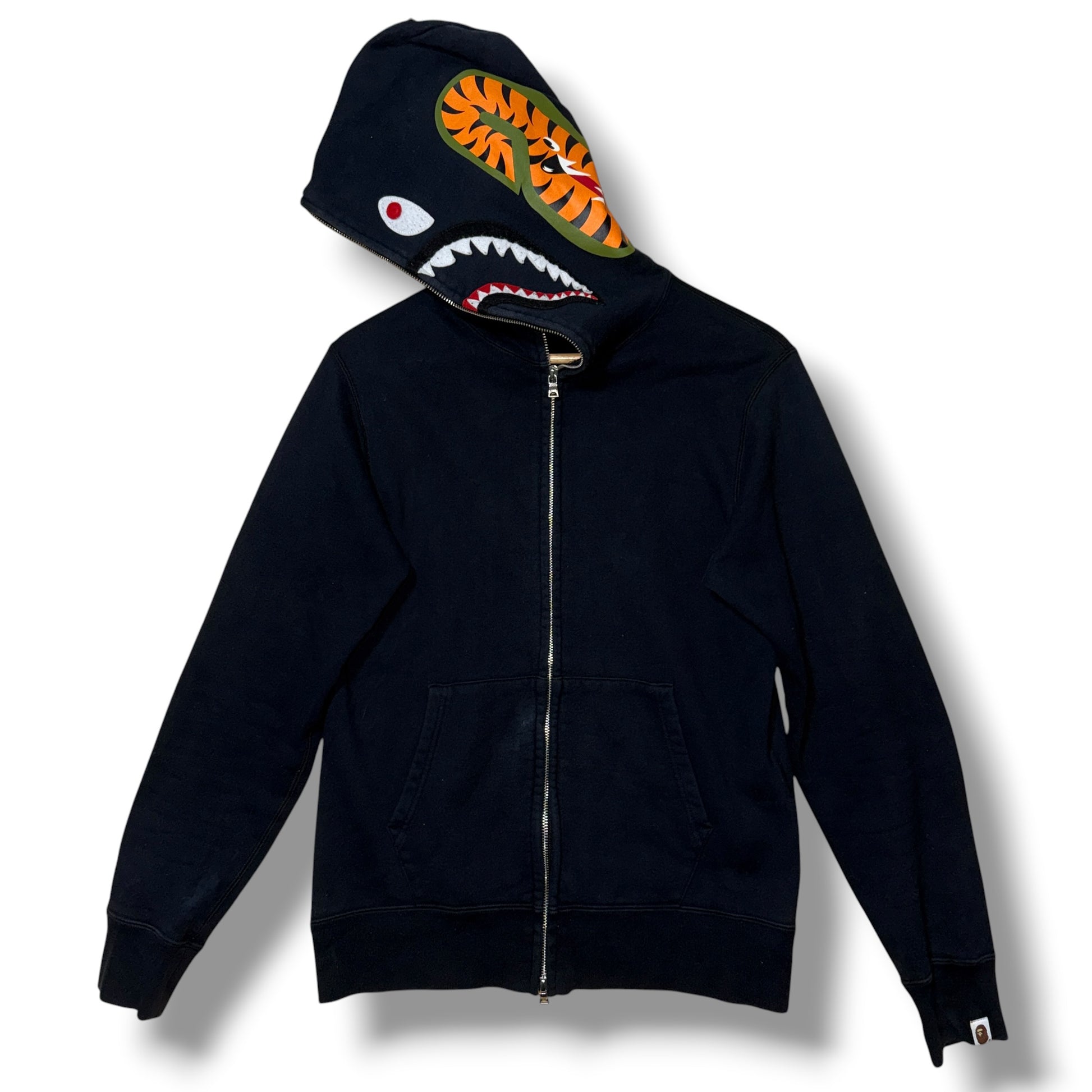 A Bathing Ape Zip-up Hoodie Black