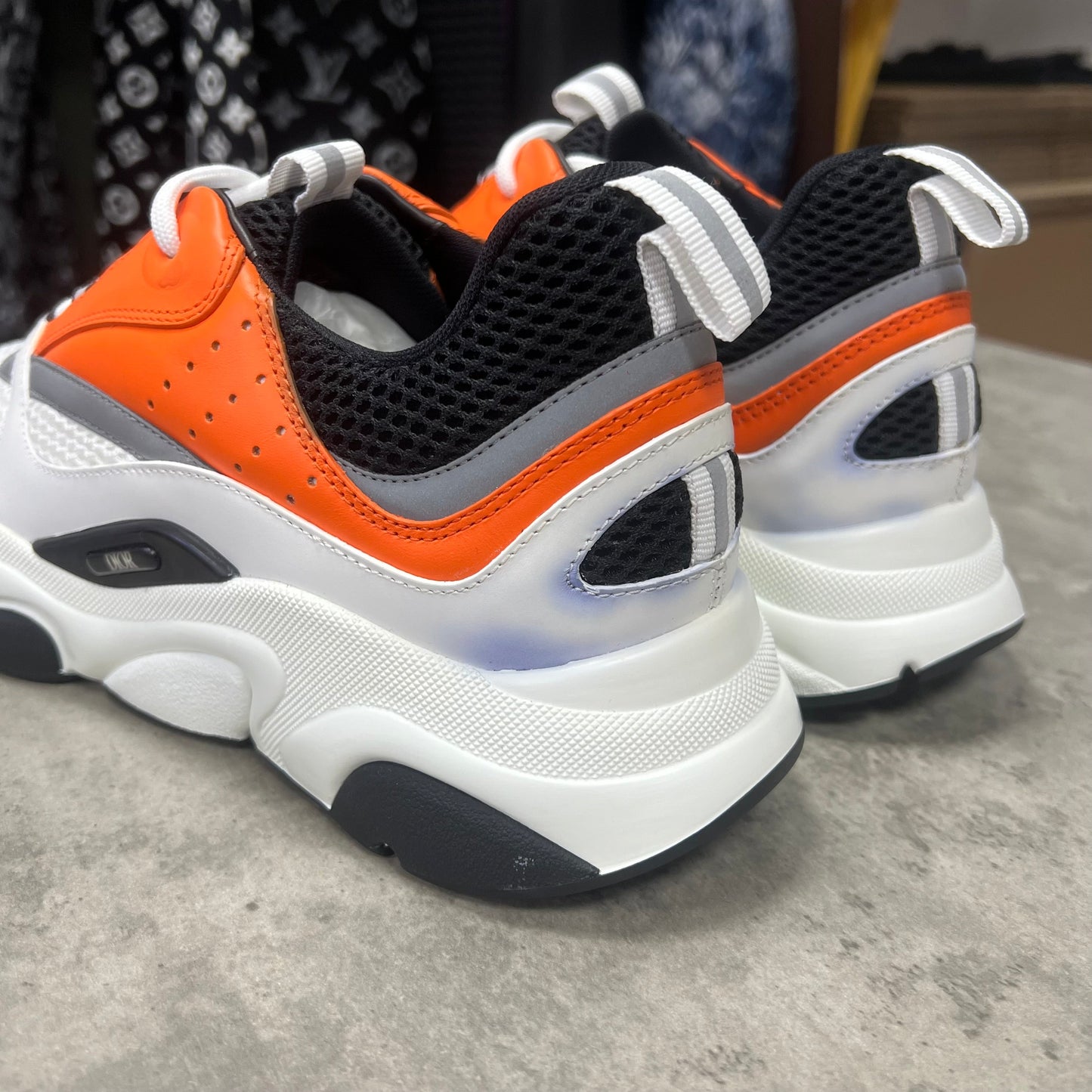 Dior B22 Orange / White