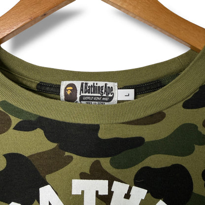A Bathing Ape Graphic T-shirt Green