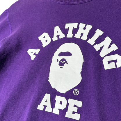 A Bathing Ape Sweatshirt Purple