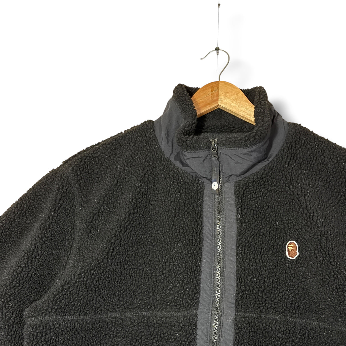 A Bathing Ape Zip-up Hoodie Black