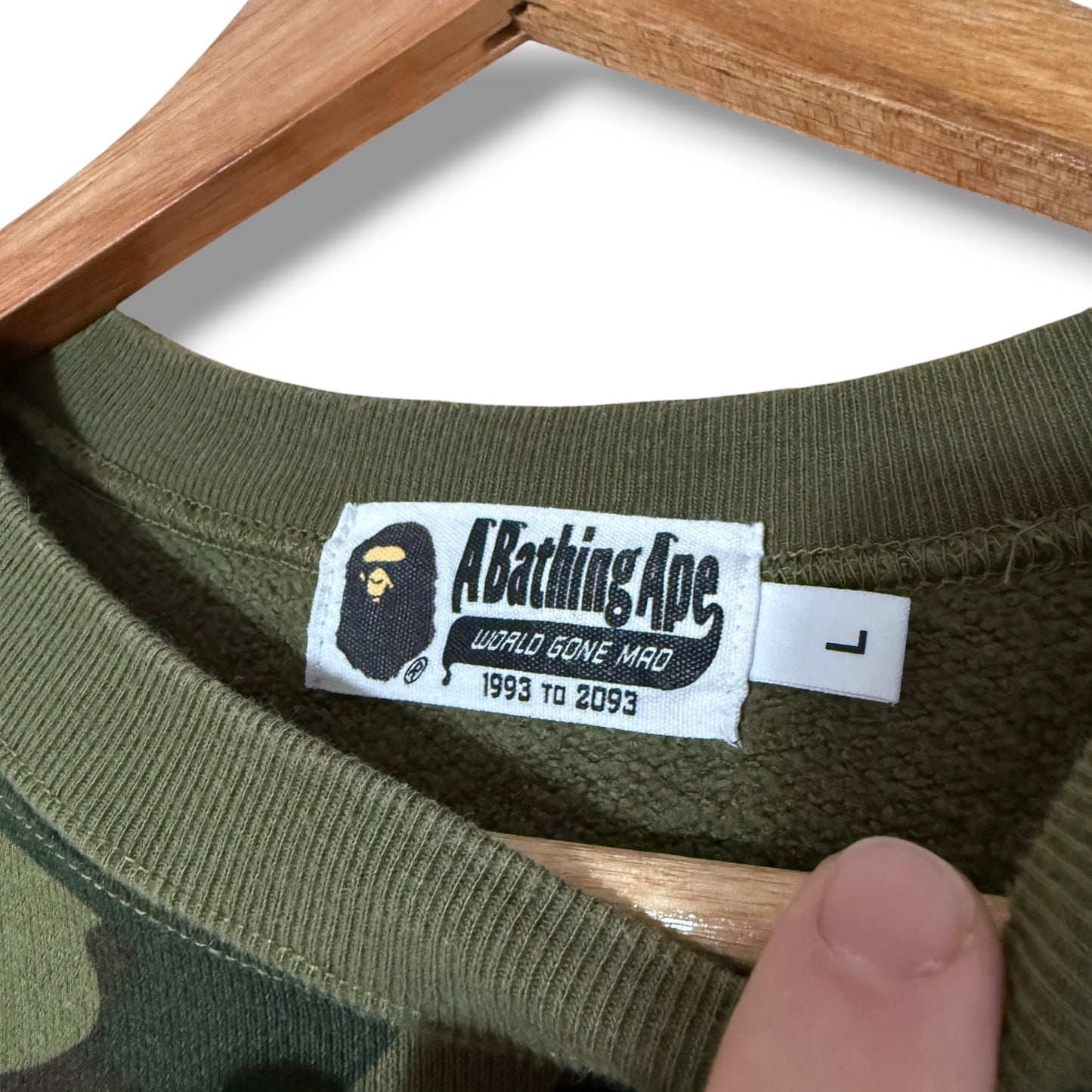 A Bathing Ape Sweatshirt Green