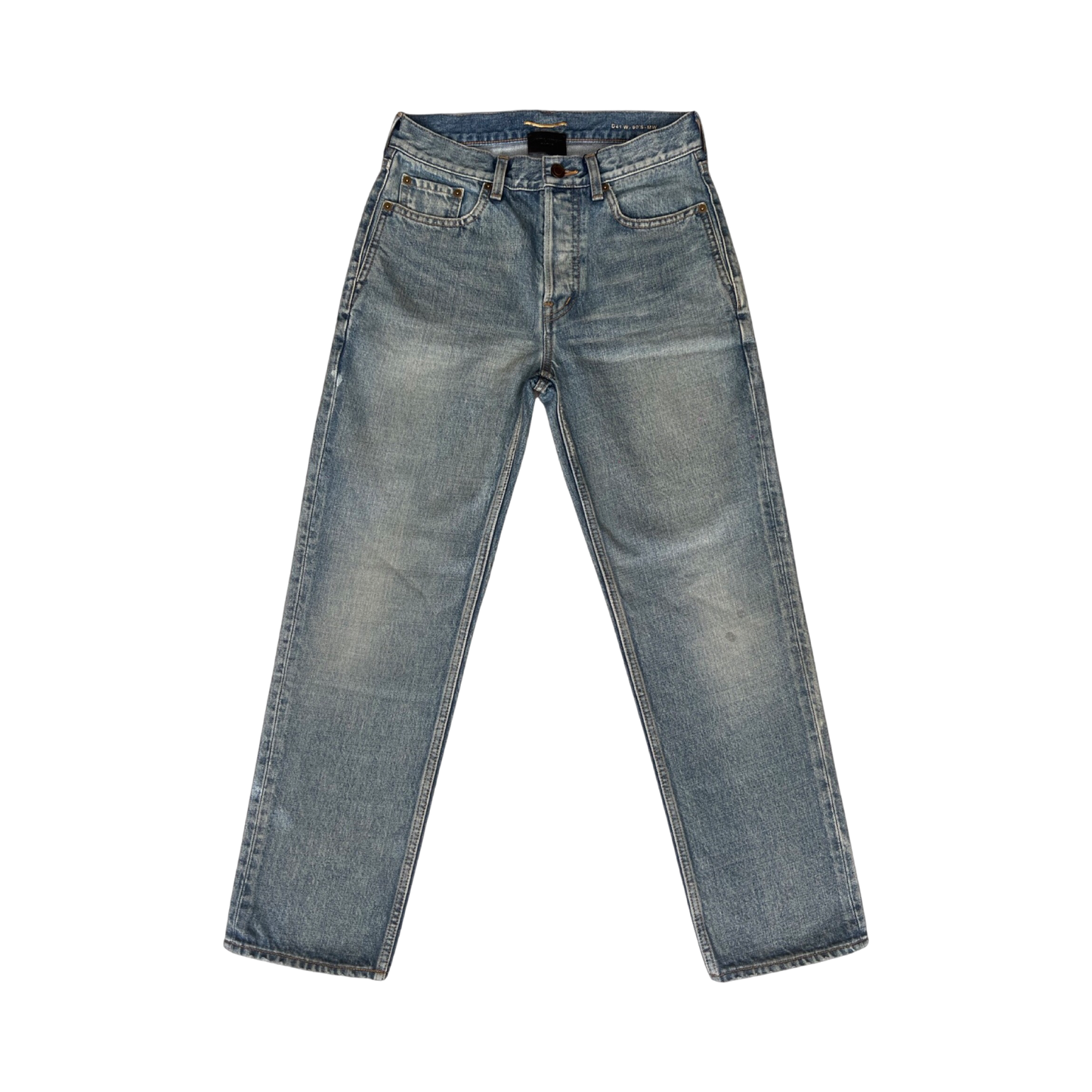 Saint Laurent 90s Straight Jeans Dirty Blue