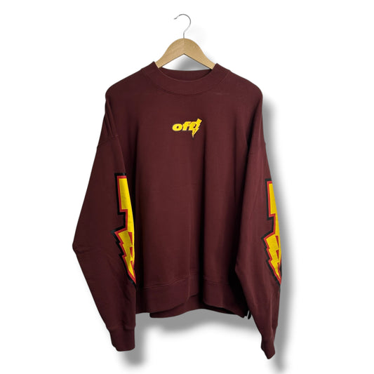 Off-white Sweatshirt Brown Medium