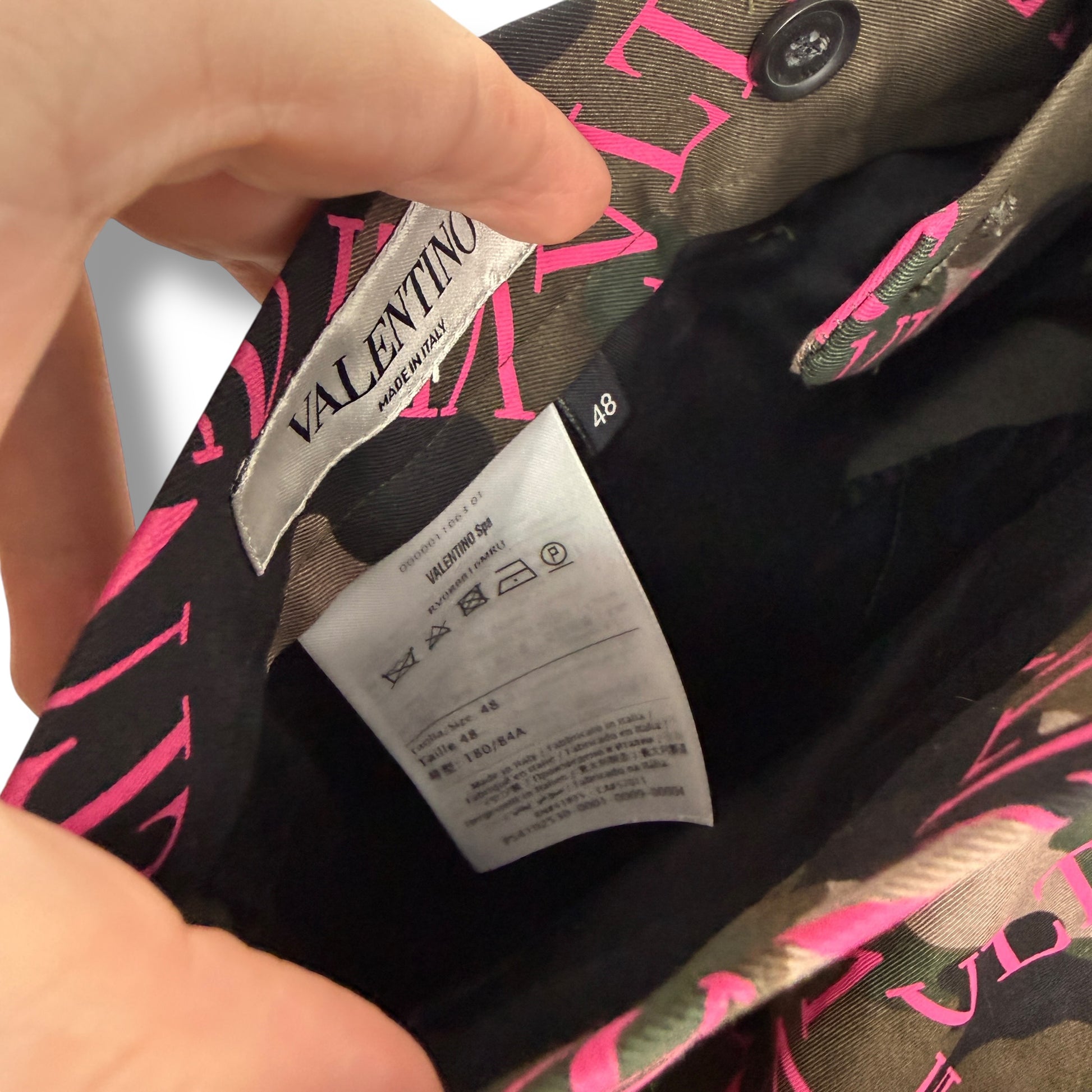 Valentino Cargo Pants Green