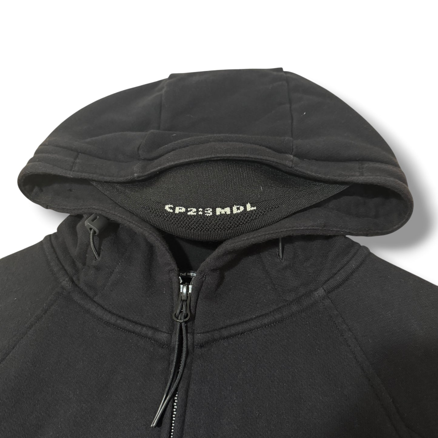 Cp Company Zip-up Hoodie Black