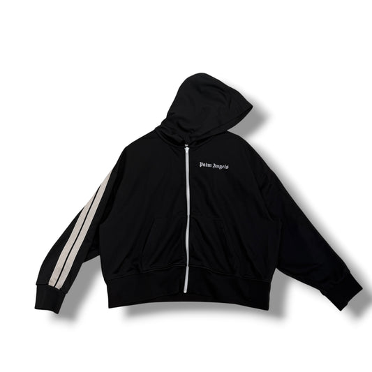 Palm Angels Zip-up Hoodie Black