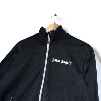 Palm Angels Zip-up Hoodie Black