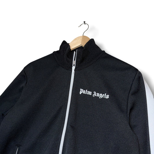 Palm Angels Zip-up Hoodie Black