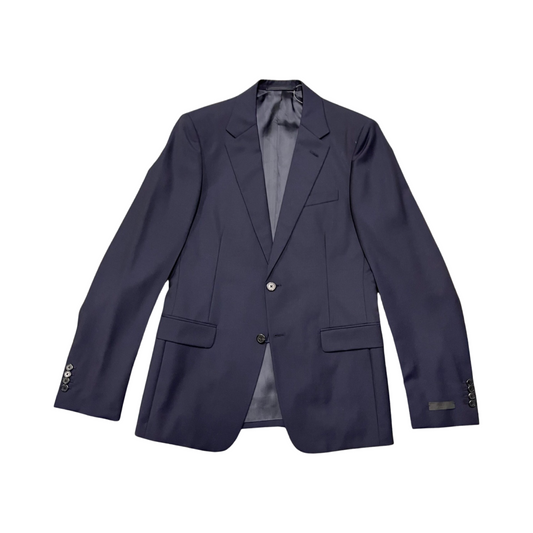 Prada 2 Button Blazer Navy Blue