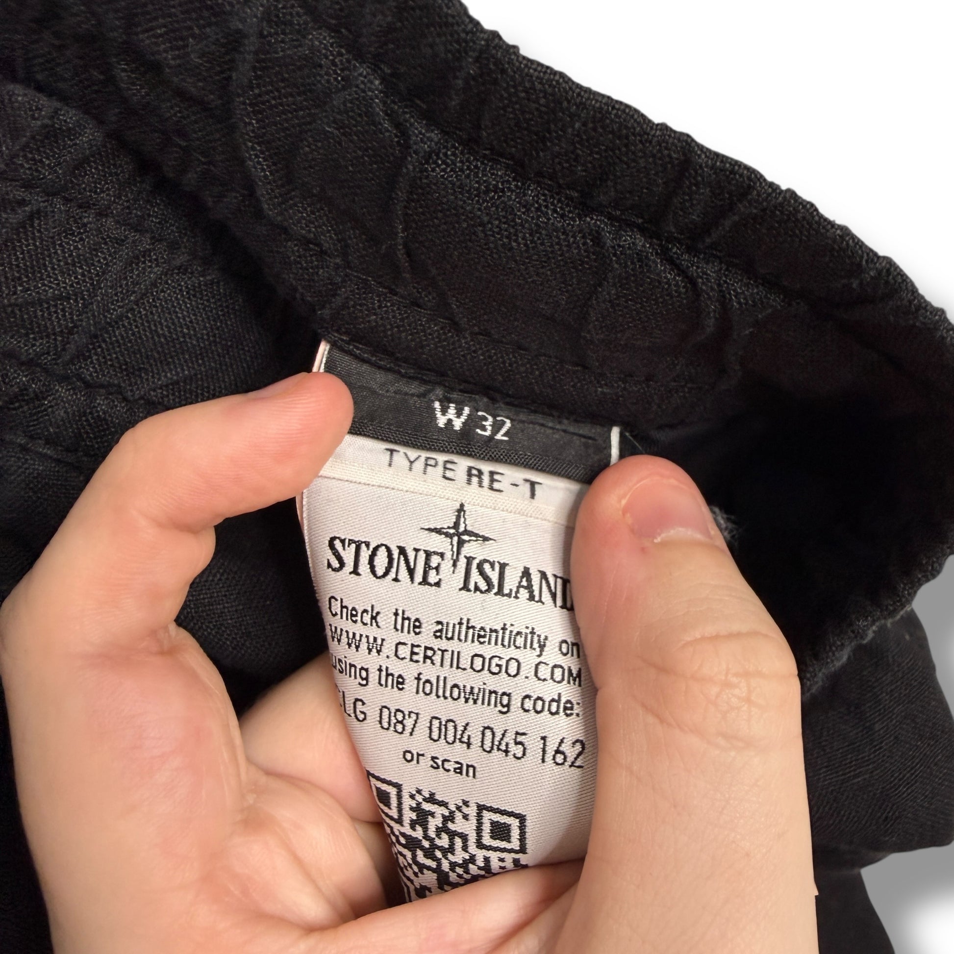 Stone Island Cargo Pants Black