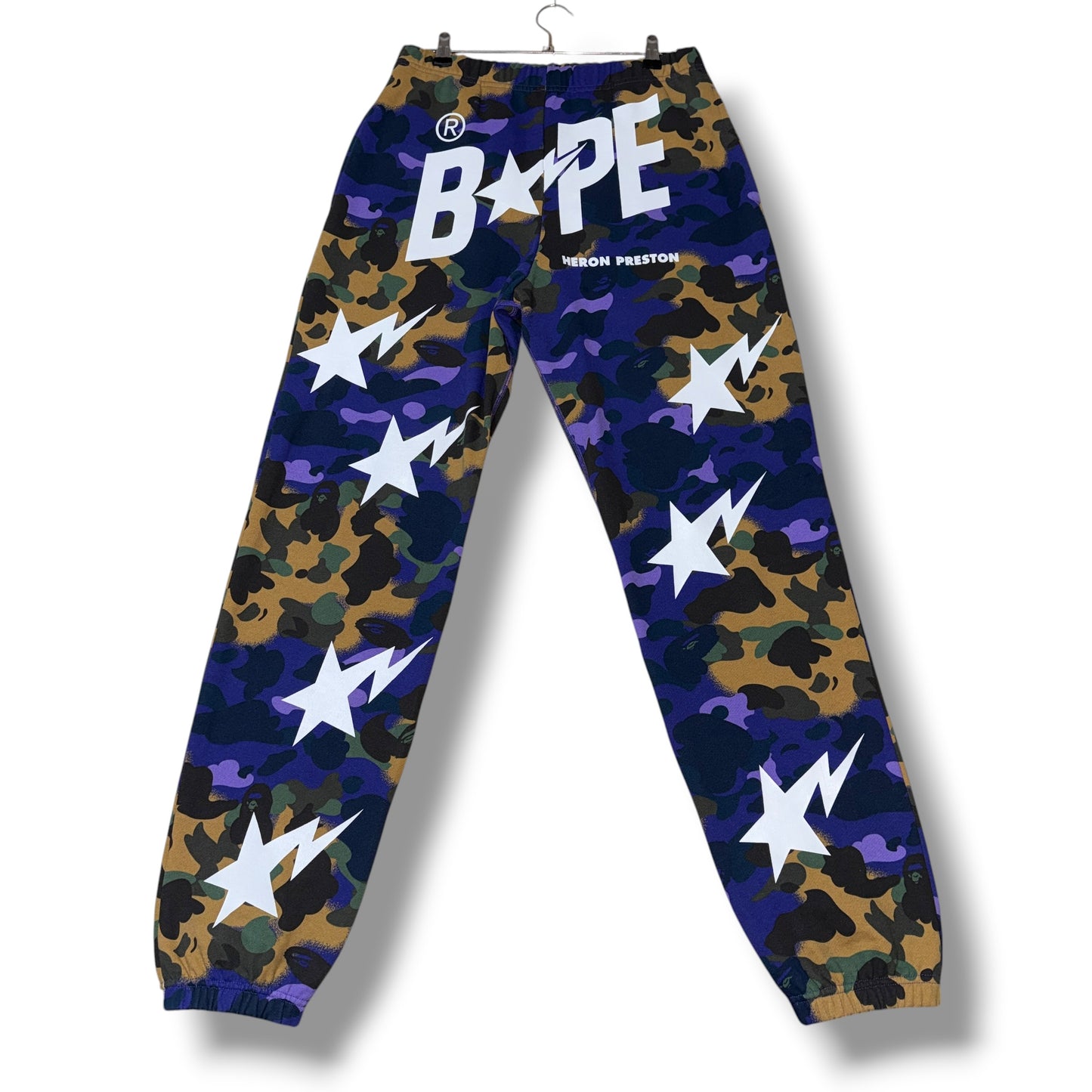 Heron Preston / Bape Track Pants Blue