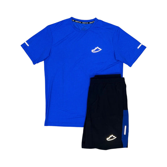 Adapt To Running 2.0 T-Shirt/Shorts Set - Royal Blue