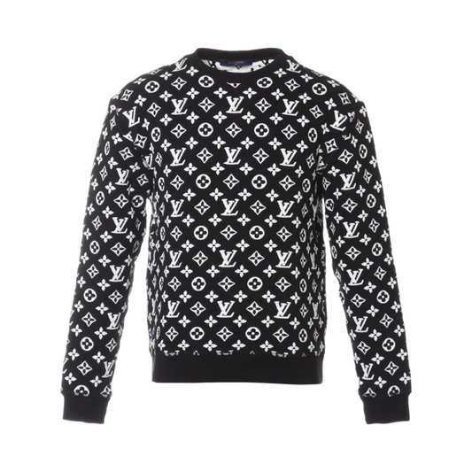 Louis Vuitton Black/White Monogram Sweatshirt