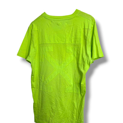 Off-white Graphic T-shirt Green Medium