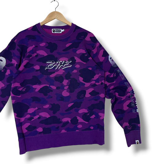 A Bathing Ape Sweatshirt Purple