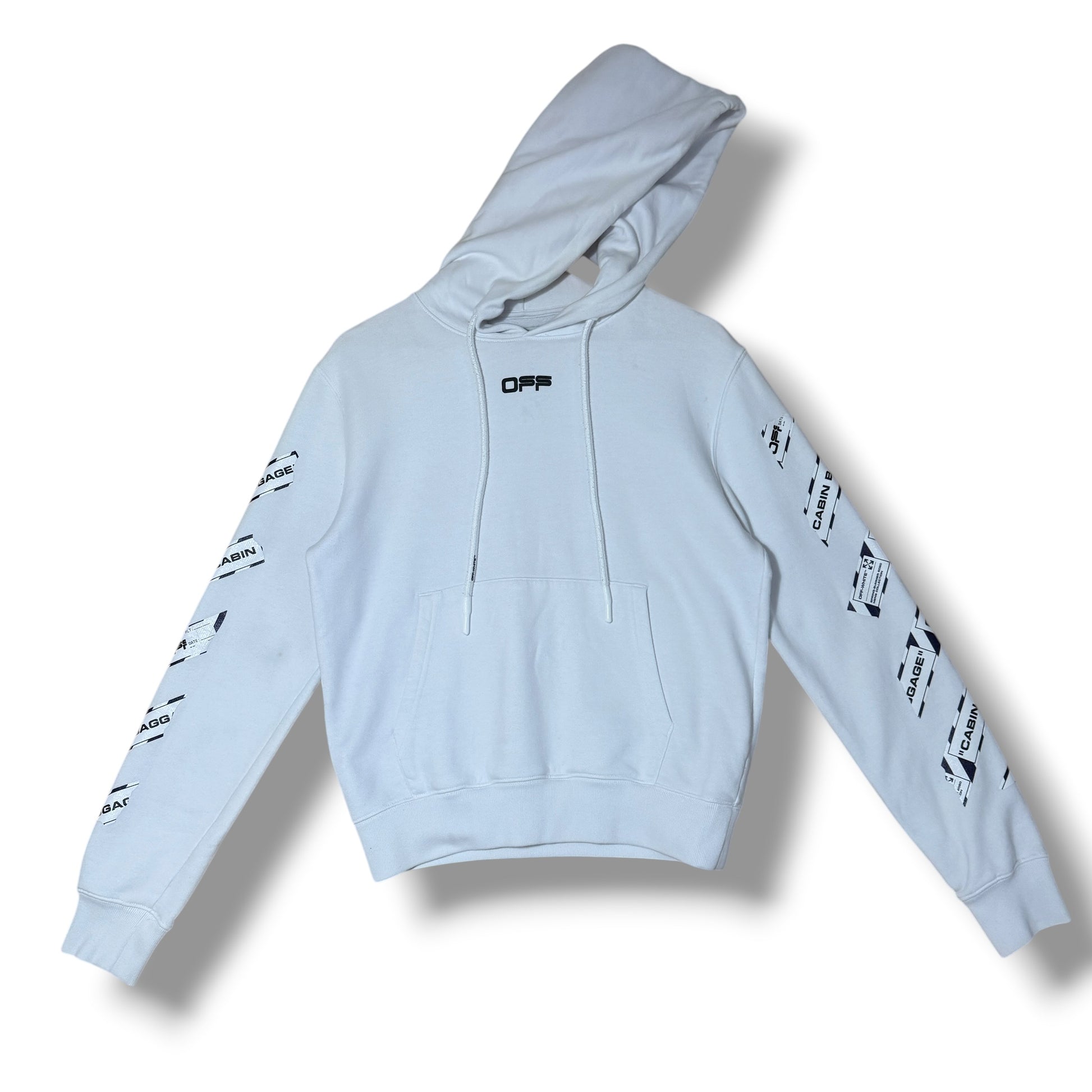 Off-white Hoodie Blue