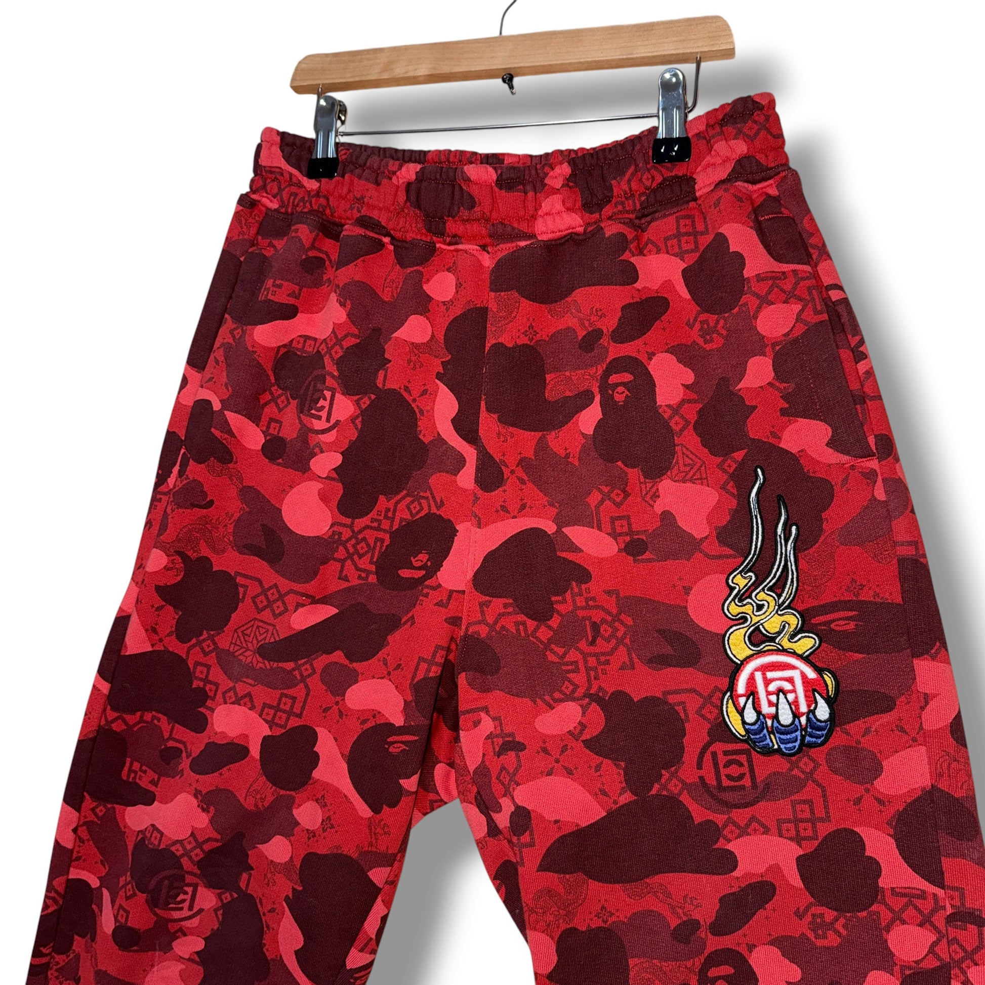 A Bathing Ape Sweatpants Red