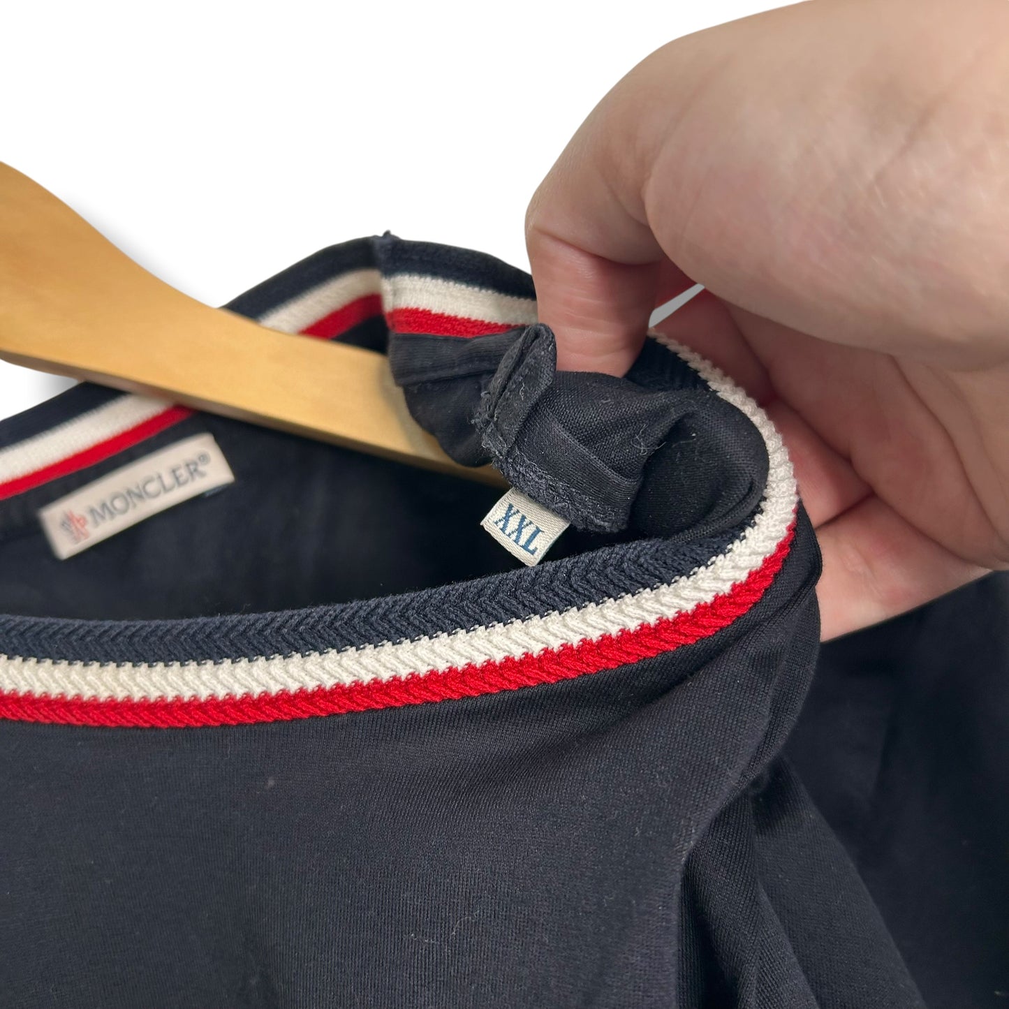Moncler T-shirt Navy XXL
