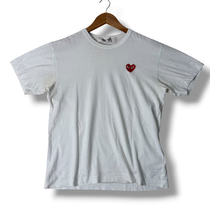 Comme Des Garçons Play Graphic T-shirt White