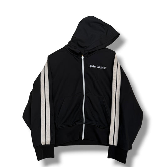 Palm Angels Zip-up Hoodie Black