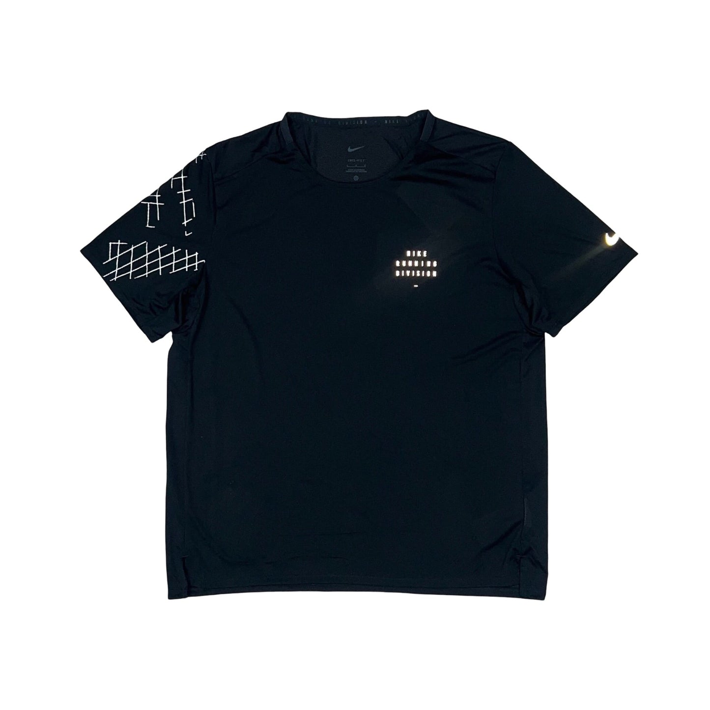 Nike UV Run Division Graphic T-Shirt - Black