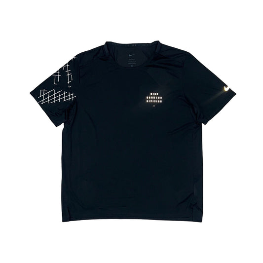 Nike UV Run Division Graphic T-Shirt - Black