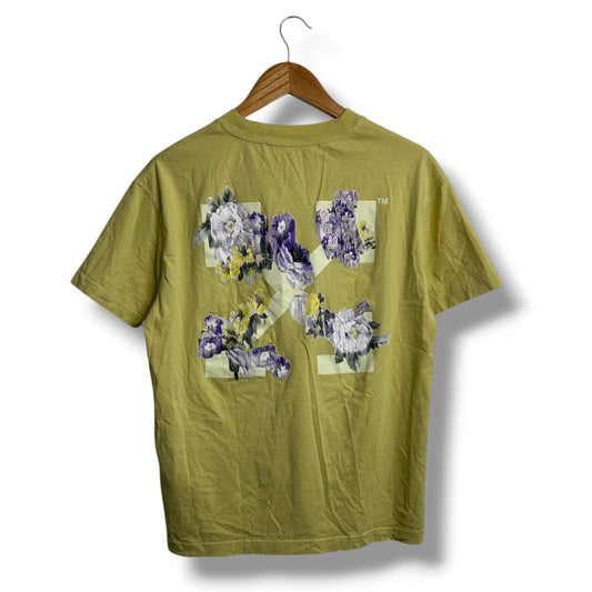 Off-white Graphic T-shirt Green Medium