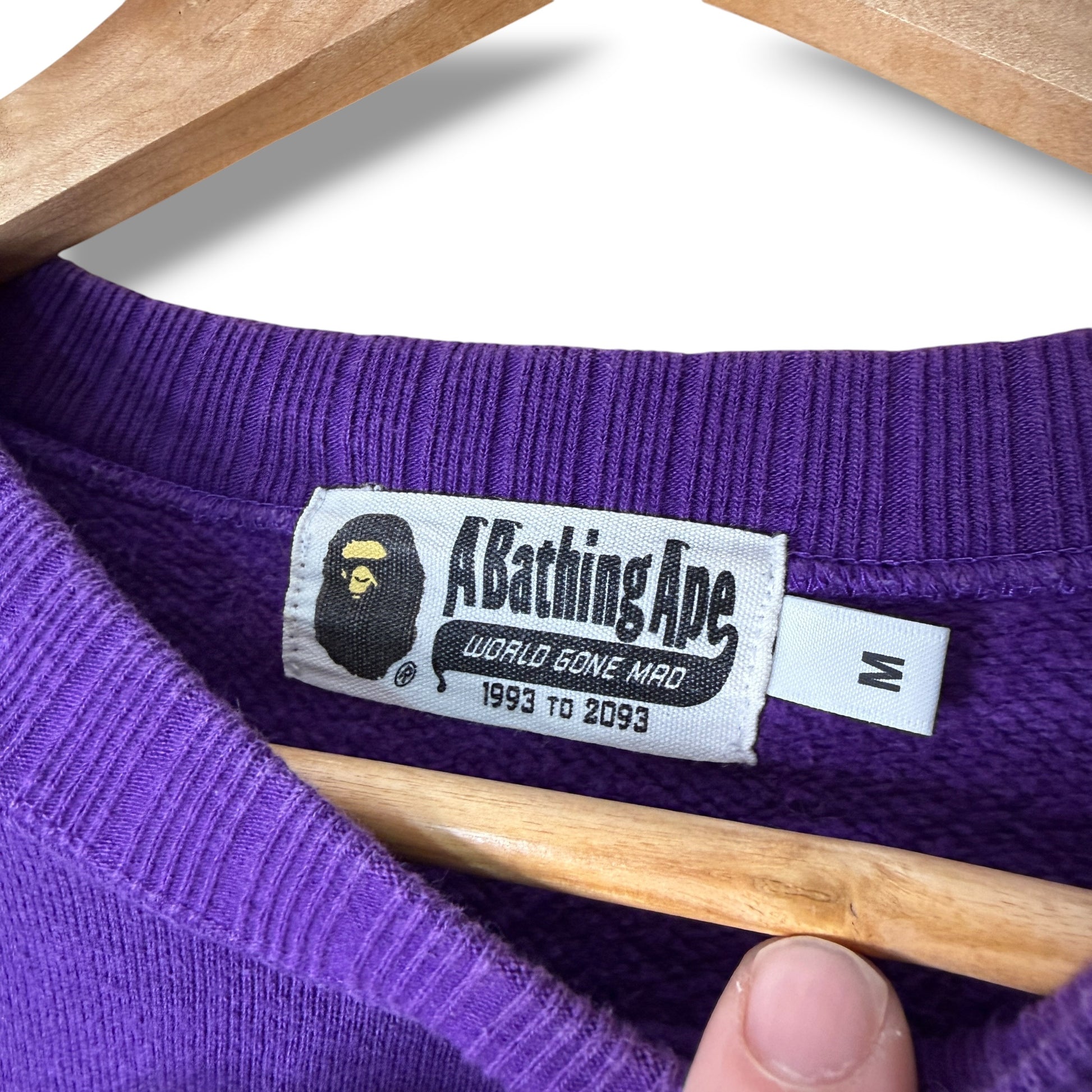 A Bathing Ape Sweatshirt Purple